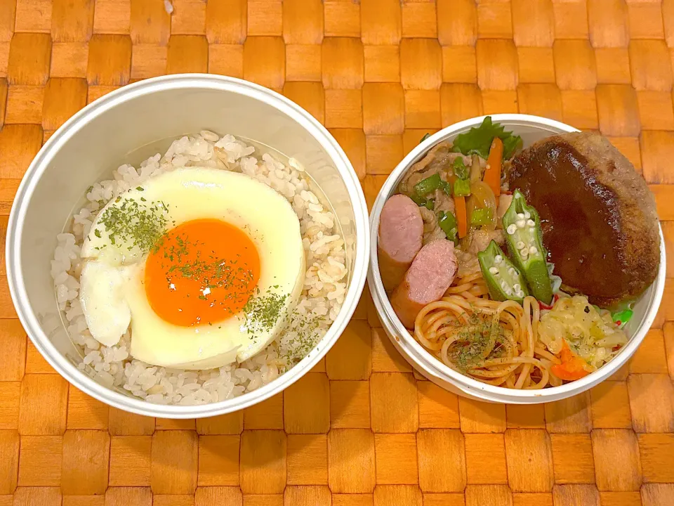 中学生息子のお弁当🍱 ロコモコ弁当🍱|Snow10さん