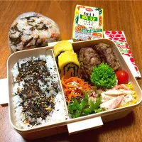 Snapdishの料理写真:9月22日お弁当＆朝練おにぎり|Meimamaさん