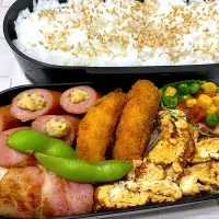 Snapdishの料理写真:単身赴任弁当105|単身赴任のっちさん