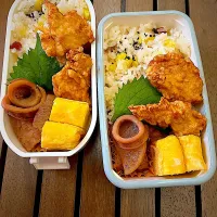 Snapdishの料理写真:さつまいもご飯弁当|Dayuuさん