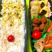 Snapdishの料理写真:息子のお弁当🌈10/22(火)| KCoさん