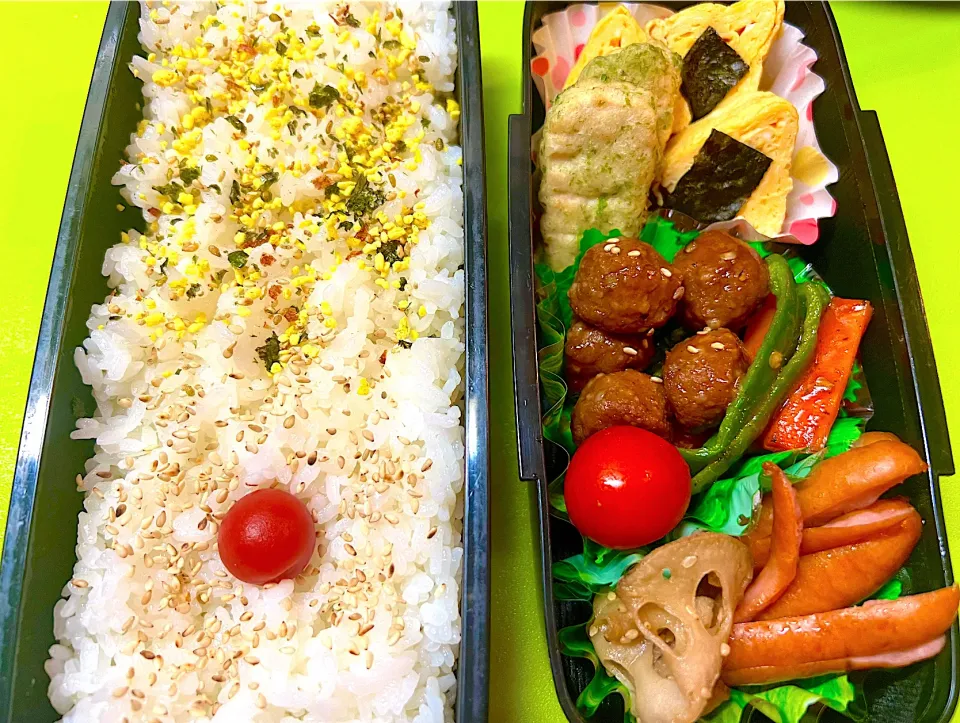 Snapdishの料理写真:息子のお弁当🌈10/22(火)|KCoさん