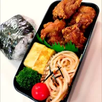 Snapdishの料理写真:男子高生弁当|ぽぽちゃんさん