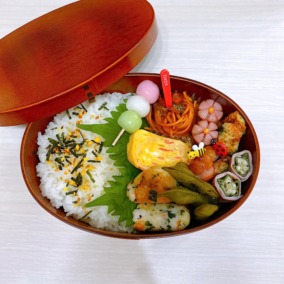 Snapdishの料理写真:今日のお弁当🍙*。|ゆゆゆさん