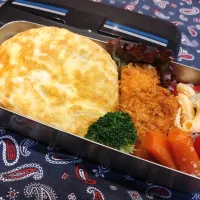 Snapdishの料理写真:オムライス弁当　248|キャンディさん