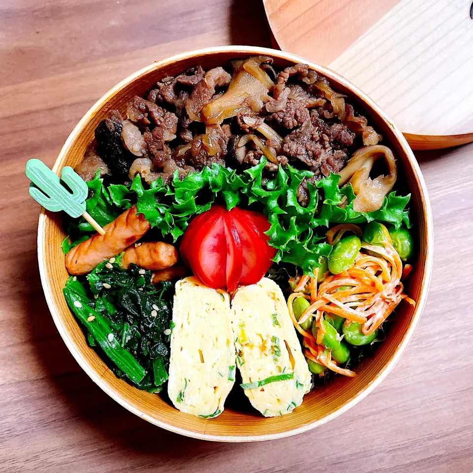 😊きのこ牛丼弁当😊|Laniさん