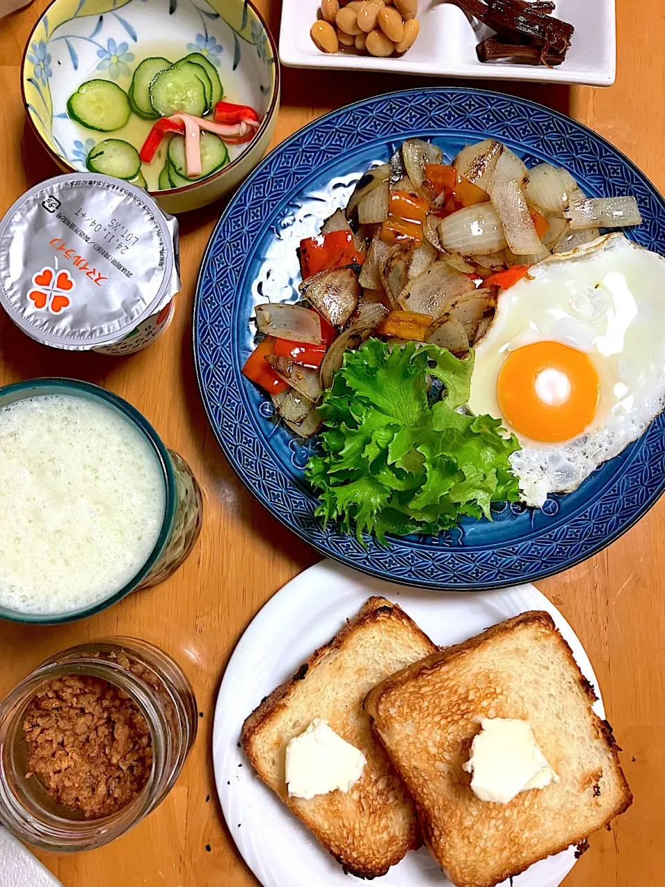 Snapdishの料理写真:今日の朝ごはん。|くのっちさん