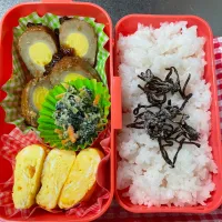 Snapdishの料理写真:玉子が入った肉団子弁当|あおのりさん