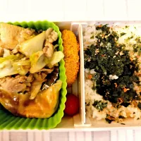 Snapdishの料理写真:キャベツと豚肉の炒め物❤️旦那さんお弁当❤️|かおるcitronさん