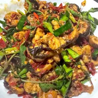 Snapdishの料理写真:ผัดเผ็ดปลาไหล|Muaylek Thanomsriさん