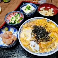 Snapdishの料理写真:カツちょびっとのカツ丼　ほぼたまご丼　の大盛り|ariyo4200さん