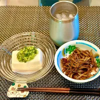 Snapdishの料理写真:粗食の夕飯|にゃあ（芸名）さん