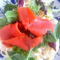 Snapdishの料理写真:Smoked Salmon Pasta|Ana Kaliaさん