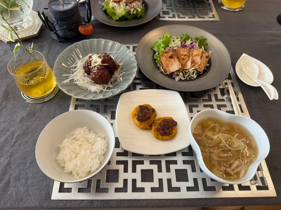 Snapdishの料理写真:バランスの良い食事メニュー|ゆっきーさん