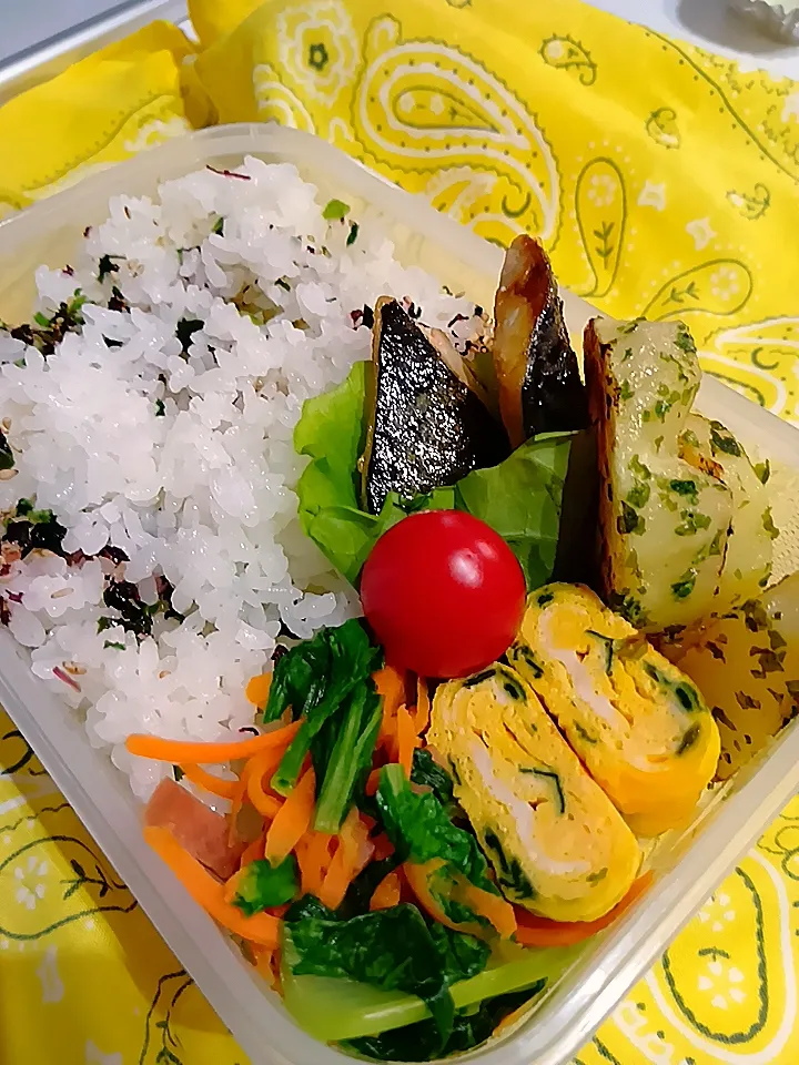 チンゲン菜炒め鯖弁当|yayoi.Kさん