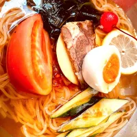 Snapdishの料理写真:冷麺|キリくんさん