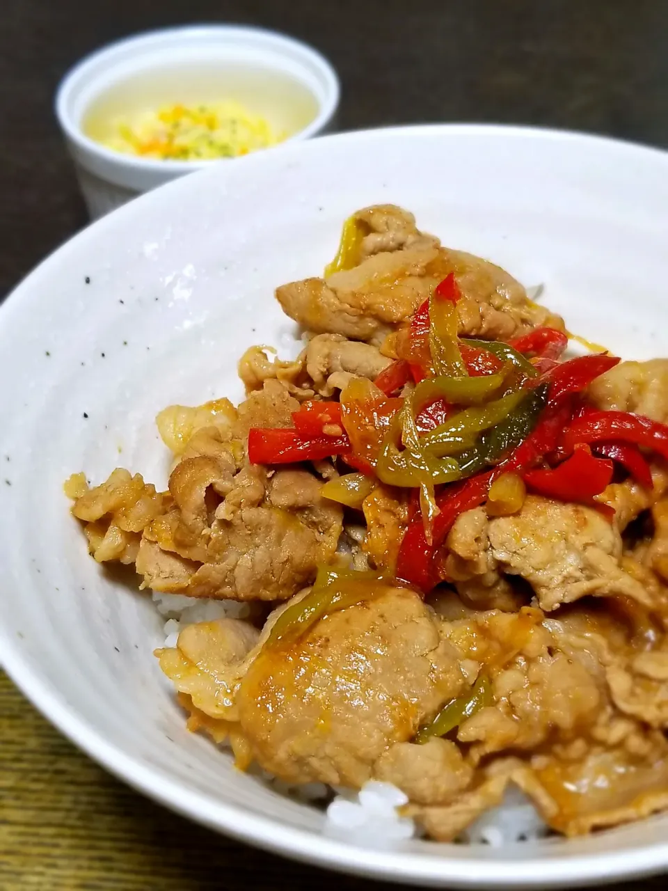 焼肉丼とポテトサラダ|ぱんだのままんさん