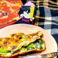 Snapdishの料理写真:黒枝豆のパリパリチーズ|イリヤさん