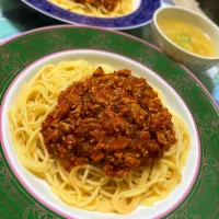 Snapdishの料理写真:ミートスパゲティ🍝♬