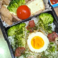 Snapdishの料理写真:厚揚げの豚巻きと茹で卵🥚|お弁父ちゃん‼️さん