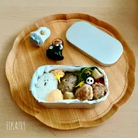 Snapdishの料理写真:お化け👻に見える？ハロウィン弁当|FIKA789さん