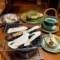 Snapdishの料理写真:松茸土瓶蒸し＊焼き松茸＊松茸ご飯