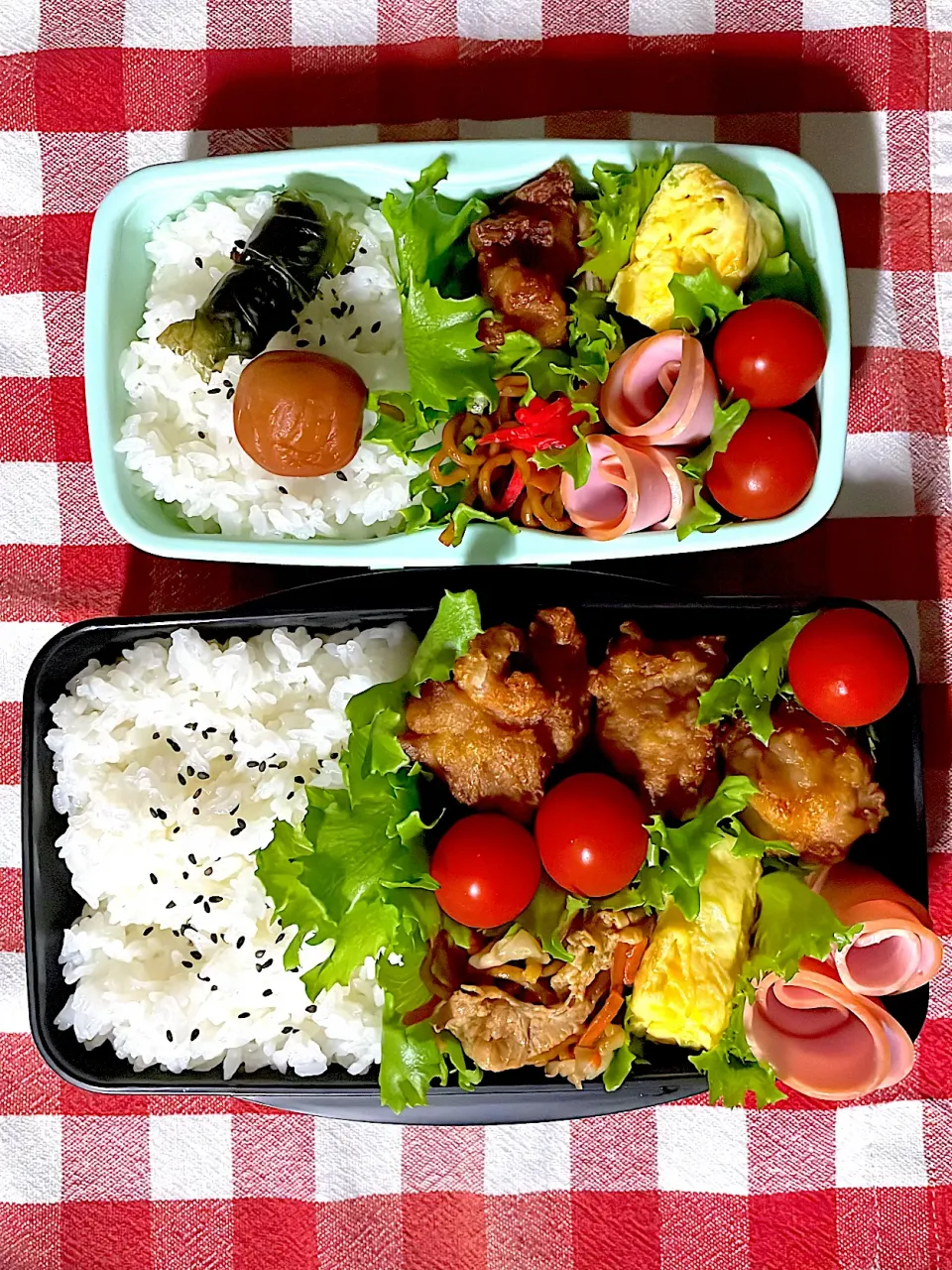 高一女子、中二男子お弁当😋🍴🍱♬*|しげっちさん