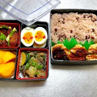 Snapdishの料理写真:赤飯お弁当🍱|Ponoさん