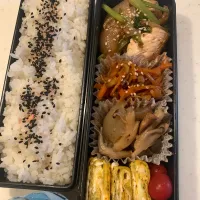 Snapdishの料理写真:10/24 高校生息子のお弁当|ちととんさん