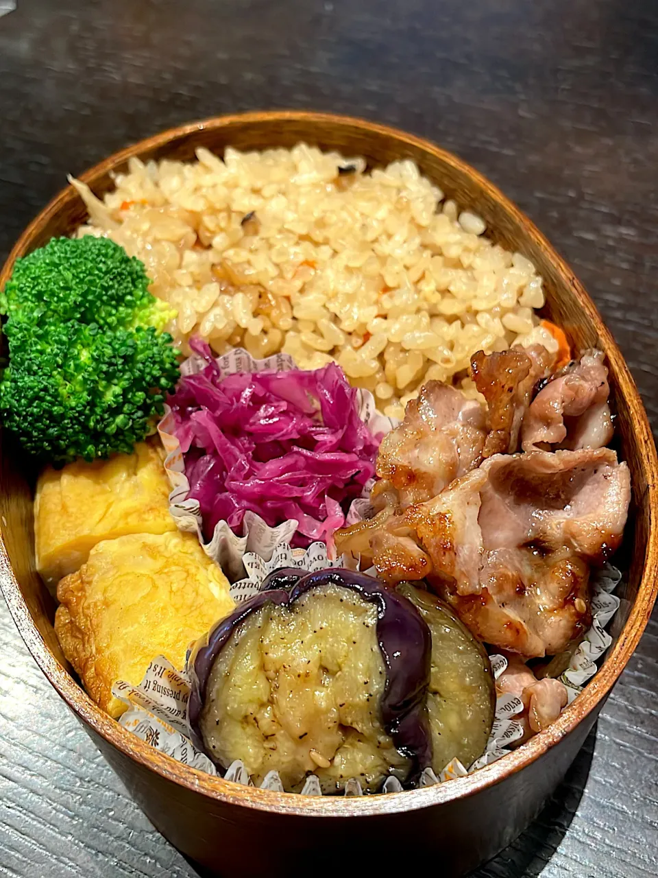 舞茸とツナの炊き込みご飯弁当|雑草シェリーさん