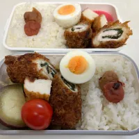 Snapdishの料理写真:妻と僕のお弁当|もとくんさん