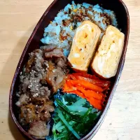 Snapdishの料理写真:豚肉の焼肉弁当|NOZUさん