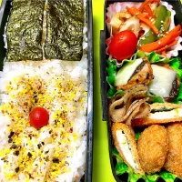 Snapdishの料理写真:息子のお弁当🌈10/24(木)|KCoさん