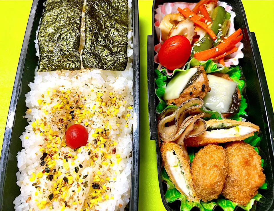 Snapdishの料理写真:息子のお弁当🌈10/24(木)|KCoさん