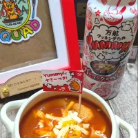 Snapdishの料理写真:ごろごろ野菜たっぷりトマトスープ|ひとみんΨ(*´∀｀)Ψさん