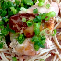 Snapdishの料理写真:あん肝焼き和風パスタ|まみみさん