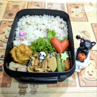 Snapdishの料理写真:2024年10月24日のお弁当🍱。| ママちんさん