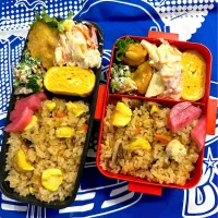 Snapdishの料理写真:10月23日 栗ご飯弁当🍱|sakuramochiさん