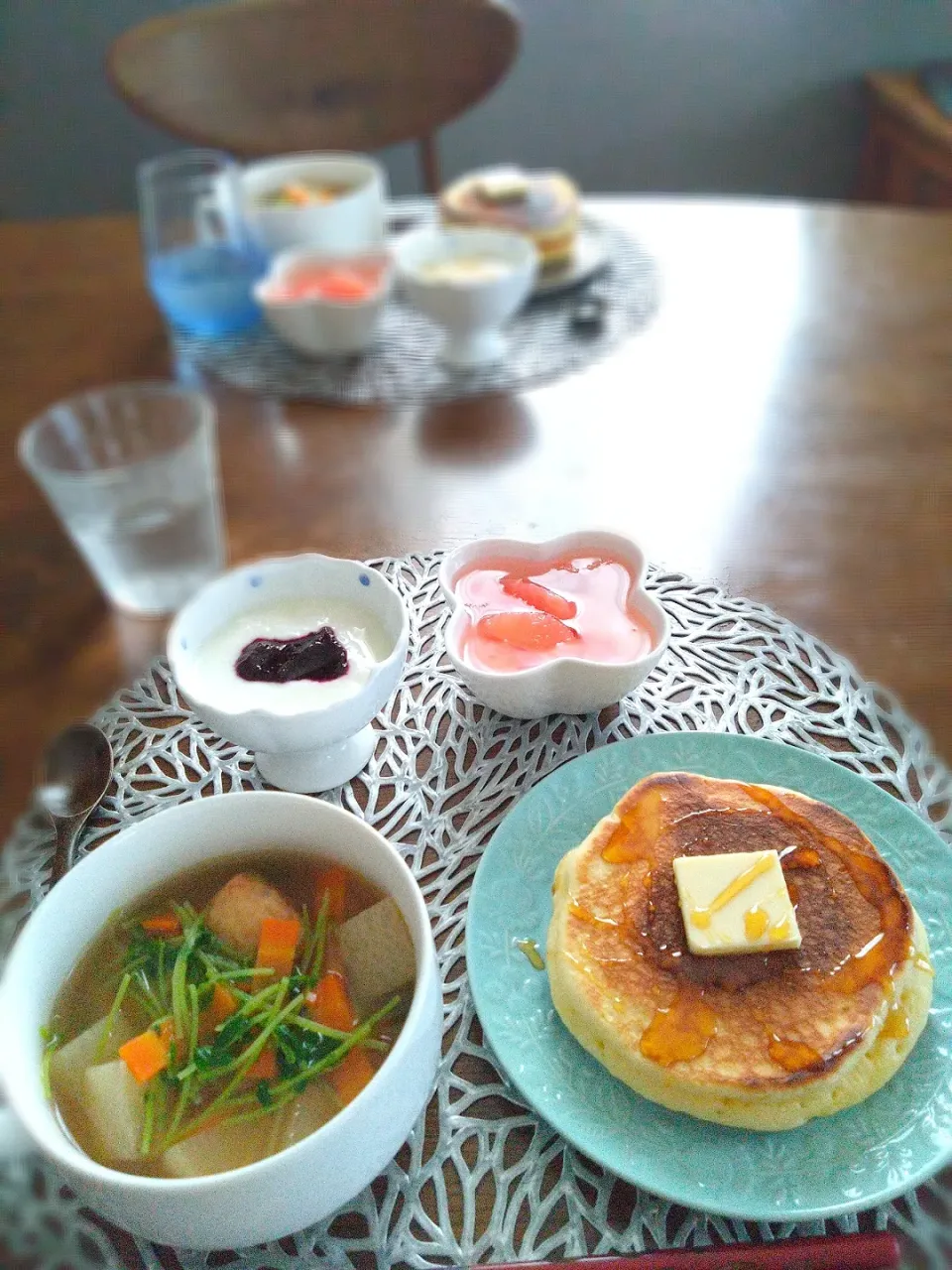 朝ごはん🌅！|まめころさん