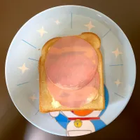 Snapdishの料理写真:ハムトースト|ばーさんさん