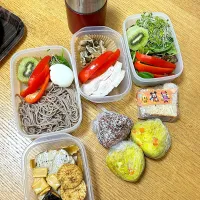 Snapdishの料理写真:出社・給食代替食弁当 #グルテンフリー  #ytbメソッド|あさみさん