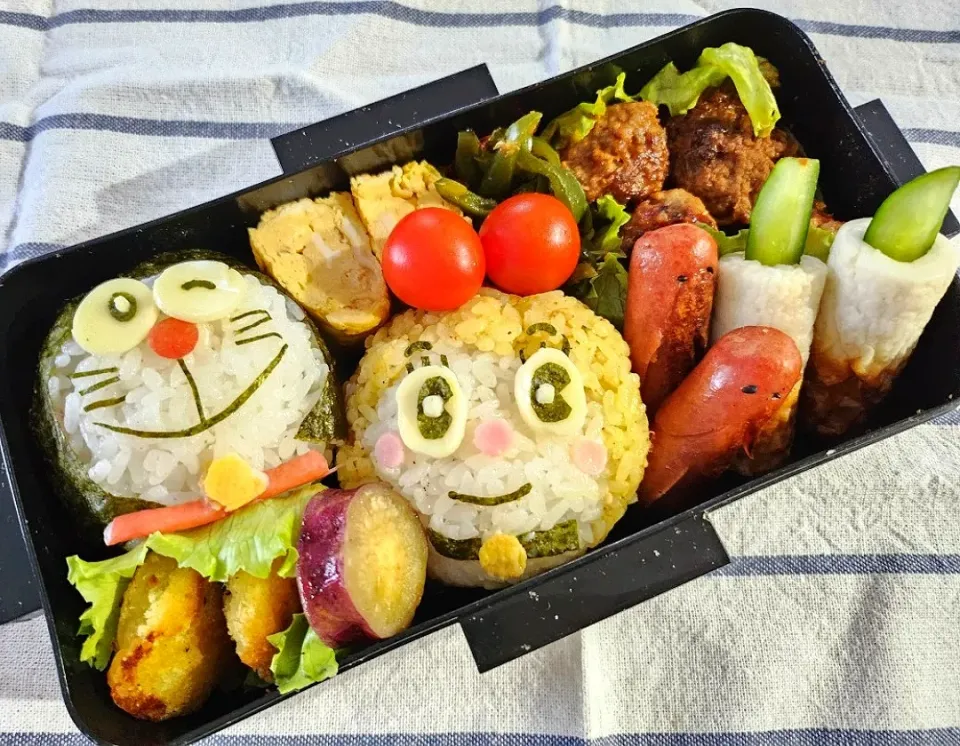 ドラえもんドラミちゃん弁当|ankoさん