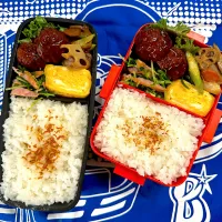 Snapdishの料理写真:10月24日 今日も二人弁当🍱|sakuramochiさん