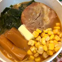 Snapdishの料理写真:北海道ラーメン風味噌ラーメン|花ママちゃんさん