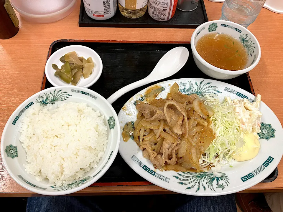 しょうが焼き定食|しのぶさん