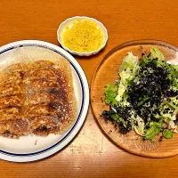 Snapdishの料理写真:羽根つき餃子|マイさん