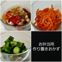 Snapdishの料理写真:お弁当用作り置きおかず|ぱんだのままんさん