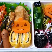 Snapdishの料理写真:🎃可愛すぎないハロウィン弁当🎃