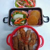 Snapdishの料理写真:🍀2024/1025(金)ステーキ弁当|ともちんさん