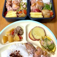 Snapdishの料理写真:男子弁当|じゅんじゅんさん